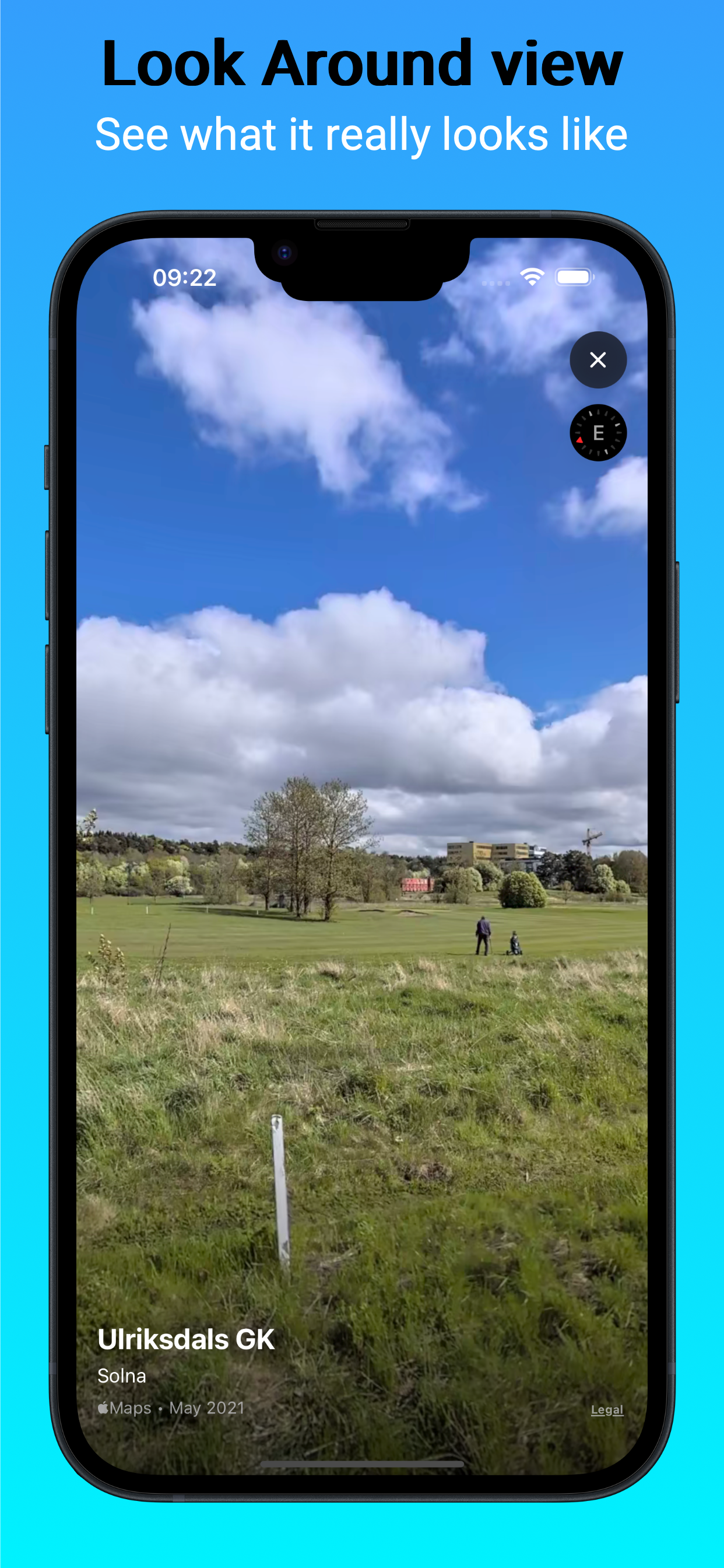 Detailed destination view with forecast